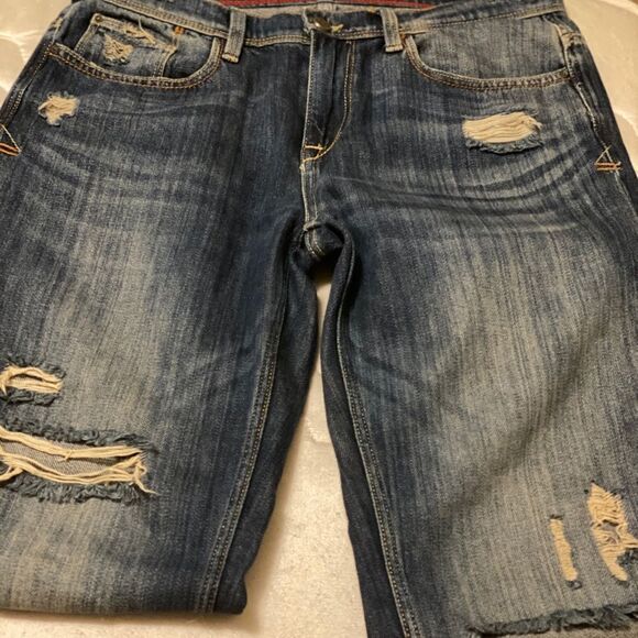 ✨2xHP✨Zara Destroyed Boyfriend Jeans✨ - Picture 4 of 7